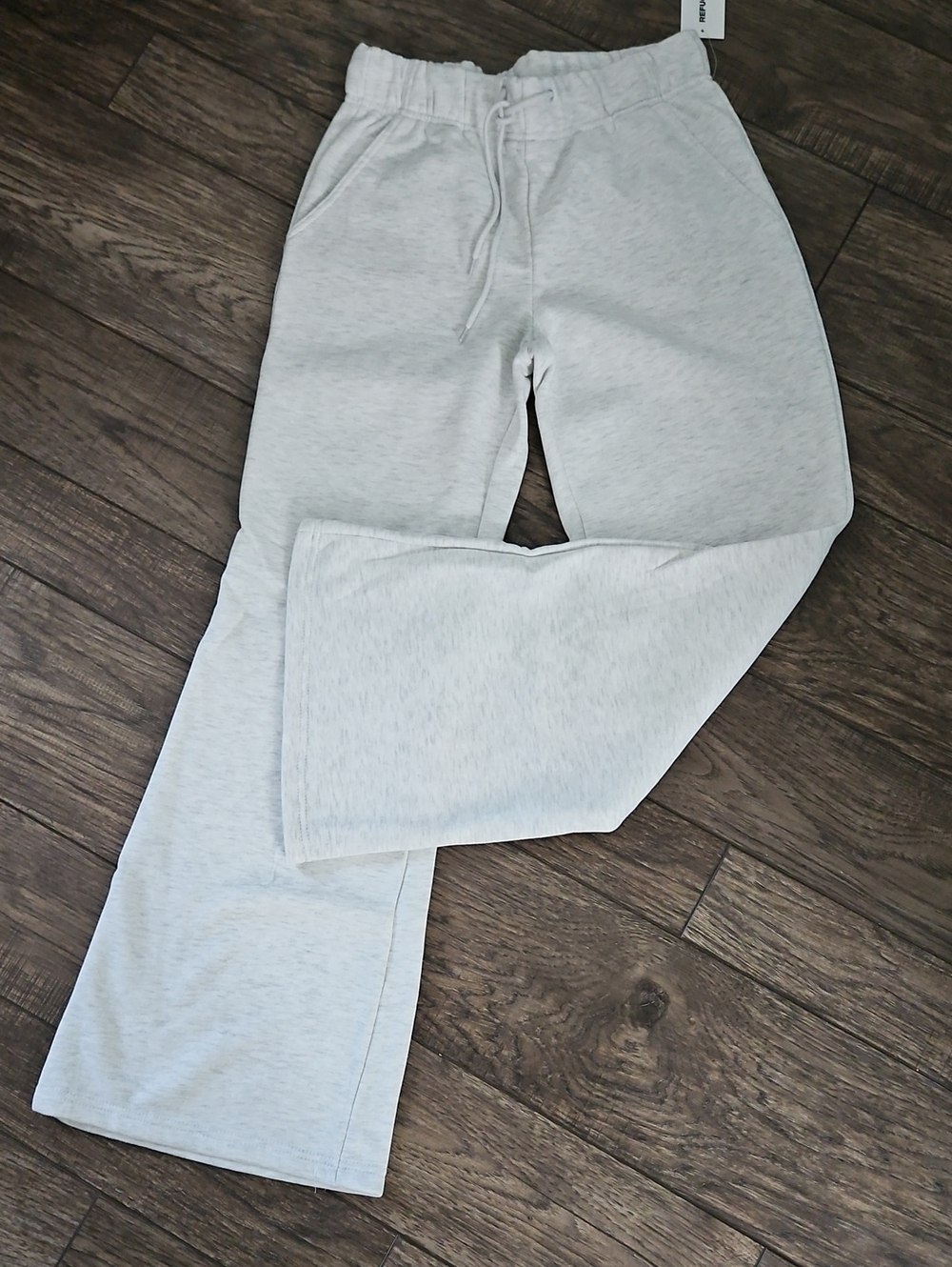 Womens Refuge Fleece Wide Leg Pants Large
